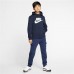 Nike Boy's Sportswear Club Fleece Cargo Midnight Navy/White Pants Nike Boy's Sportswear Club Fleece Cargo Midnight Navy/White Pants