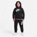 Nike Boys' Sportswear Club Pullover Black/Lt Smoke Grey Hoodie Nike Boys' Sportswear Club Pullover Black/Lt Smoke Grey Hoodie