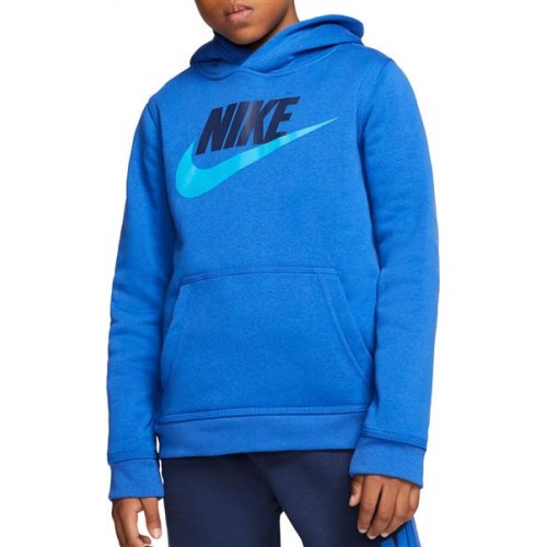 Nike Boys' Sportswear Club Pullover Game Royal Hoodie Nike Boys' Sportswear Club Pullover Game Royal Hoodie