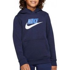Nike Boys' Sportswear Club Pullover Midnight Navy Hoodie