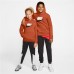 Nike Boys' Sportswear Club Pullover Orange Hoodie
