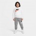 Nike Boys' Sportswear Club Pullover White/Camelia Hoodie
