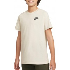 Nike Boys' Sportswear Futura Light Bone T-Shirt Nike Boys' Sportswear Futura Light Bone T-Shirt