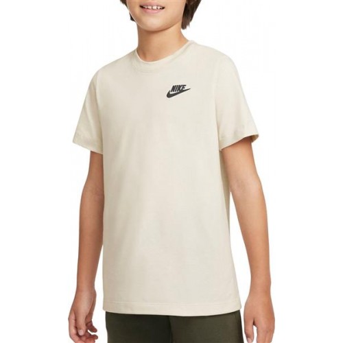 Nike Boys' Sportswear Futura Light Bone T-Shirt Nike Boys' Sportswear Futura Light Bone T-Shirt