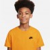 Nike Boys' Sportswear Futura Yellow Ochre T-Shirt