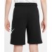 Nike Boys' Sportswear HBR Club Fleece Black/Black/Mint Foam Shorts Nike Boys' Sportswear HBR Club Fleece Black/Black/Mint Foam Shorts