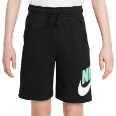 Nike Boys' Sportswear HBR Club Fleece Black/Black/Mint Foam Shorts Nike Boys' Sportswear HBR Club Fleece Black/Black/Mint Foam Shorts