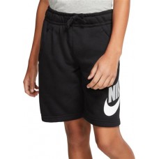Nike Boys' Sportswear HBR Club Fleece Black/Black Shorts Nike Boys' Sportswear HBR Club Fleece Black/Black Shorts