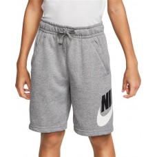 Nike Boys' Sportswear HBR Club Fleece Carbon Heather/Smoke Grey Shorts