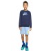 Nike Boys' Sportswear HBR Club Fleece Psychic Blue Shorts Nike Boys' Sportswear HBR Club Fleece Psychic Blue Shorts