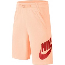 Nike Boys' Sportswear HBR Club Fleece Washed Coral/Washed Coral Shorts Nike Boys' Sportswear HBR Club Fleece Washed Coral/Washed Coral Shorts