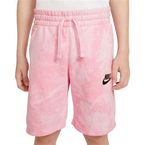 Nike Boys' Sportswear Magic Club Tie-Dye Fleece Pink Foam Shorts Nike Boys' Sportswear Magic Club Tie-Dye Fleece Pink Foam Shorts