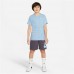 Nike Boys' Sportswear Swoosh Psychic Blue T-Shirt Nike Boys' Sportswear Swoosh Psychic Blue T-Shirt