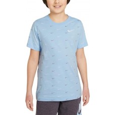 Nike Boys' Sportswear Swoosh Psychic Blue T-Shirt