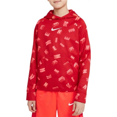 Nike Boys' Therma-FIT Friendship Bracelet Training University Red Hoodie Nike Boys' Therma-FIT Friendship Bracelet Training University Red Hoodie