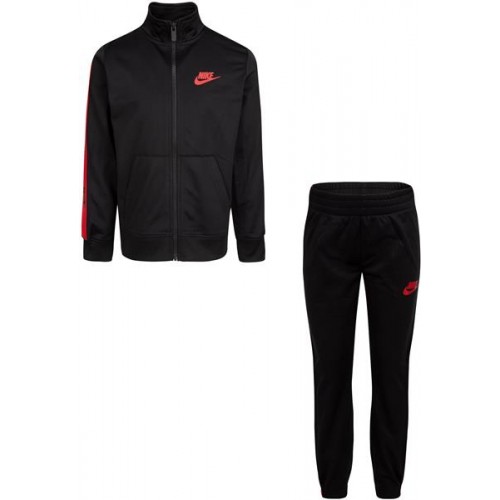 Nike Boys' Tricot Zip Jacket and Pants Black Set Nike Boys' Tricot Zip Jacket and Pants Black Set