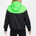 Nike Boys' Windrunner Black/Green Strike Jacket
