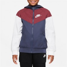 Nike Boys' Windrunner Thunder Blue/Dk Beetroot Jacket