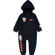 Nike Infant NBN Hooded Black Coverall Nike Infant NBN Hooded Black Coverall