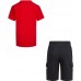 Nike Little Boys' Futura T-Shirt and Cargo Shorts Black Set