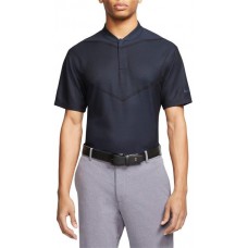 Nike Men's 2020 Tiger Woods Blade Collar Golf Obsidian/Gym Red Polo Nike Men's 2020 Tiger Woods Blade Collar Golf Obsidian/Gym Red Polo