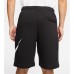 Nike Men's Club Fleece Graphic Black/White/White Shorts Nike Men's Club Fleece Graphic Black/White/White Shorts