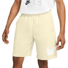 Nike Men's Club Fleece Graphic Coconut Milk Shorts