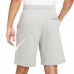 Nike Men's Club Fleece Graphic Dk Grey Heather/White Shorts
