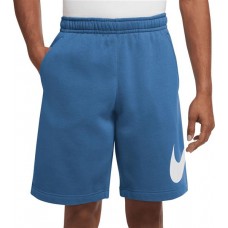 Nike Men's Club Fleece Graphic Dk Marina Blue Shorts Nike Men's Club Fleece Graphic Dk Marina Blue Shorts