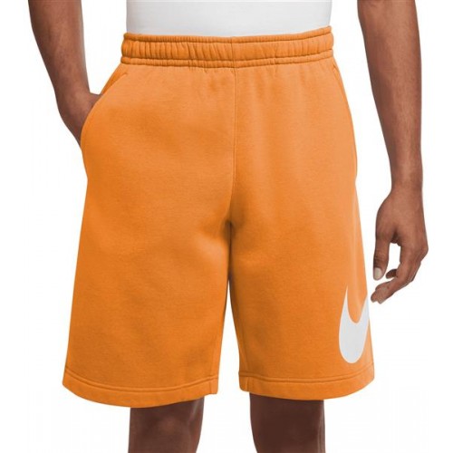 Nike Men's Club Fleece Graphic Kumquat Shorts Nike Men's Club Fleece Graphic Kumquat Shorts