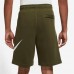 Nike Men's Club Fleece Graphic Rough Green Shorts Nike Men's Club Fleece Graphic Rough Green Shorts