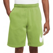 Nike Men's Club Fleece Graphic Vivid Green Shorts