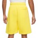 Nike Men's Club Fleece Graphic Yellow Strike Shorts Nike Men's Club Fleece Graphic Yellow Strike Shorts