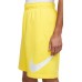 Nike Men's Club Fleece Graphic Yellow Strike Shorts Nike Men's Club Fleece Graphic Yellow Strike Shorts