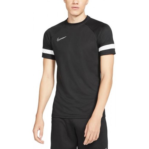 Nike Men's Dri-FIT Academy Short Sleeve Soccer Black Shirt Nike Men's Dri-FIT Academy Short Sleeve Soccer Black Shirt