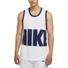Nike Men's Dri-FIT Basketball White/Midnight Navy Jersey Nike Men's Dri-FIT Basketball White/Midnight Navy Jersey