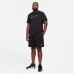 Nike Men's Dri-FIT Knit Training Black/White Shorts