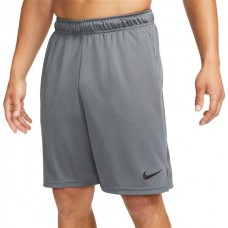 Nike Men's Dri-FIT Knit Training Iron Grey/Black Shorts Nike Men's Dri-FIT Knit Training Iron Grey/Black Shorts