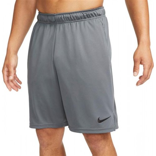 Nike Men's Dri-FIT Knit Training Iron Grey/Black Shorts Nike Men's Dri-FIT Knit Training Iron Grey/Black Shorts