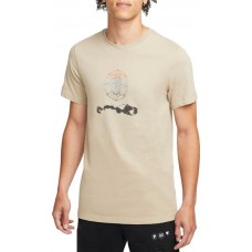 Nike Men's Dri-FIT Kyrie Logo Khaki T-Shirt Nike Men's Dri-FIT Kyrie Logo Khaki T-Shirt