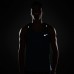 Nike Men's Dri-FIT Miler Running Tank Smoke Grey Top