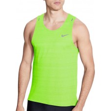 Nike Men's Dri-FIT Miler Running Tank Volt Top