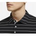 Nike Men's Dri-FIT Player Sriped Golf Black Polo