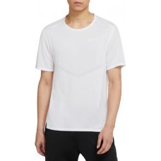 Nike Men's Dri-FIT Rise 365 Short Sleeve Running White/Reflective Silv T-Shirt Nike Men's Dri-FIT Rise 365 Short Sleeve Running White/Reflective Silv T-Shirt