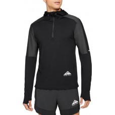 Nike Men's Dri-FIT Trail Element 1/2 Zip Running Black/Black Top Nike Men's Dri-FIT Trail Element 1/2 Zip Running Black/Black Top