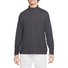 Nike Men's Dri-FIT Victory 1/2 Zip Golf Dk Smoke Grey/Black Shirt