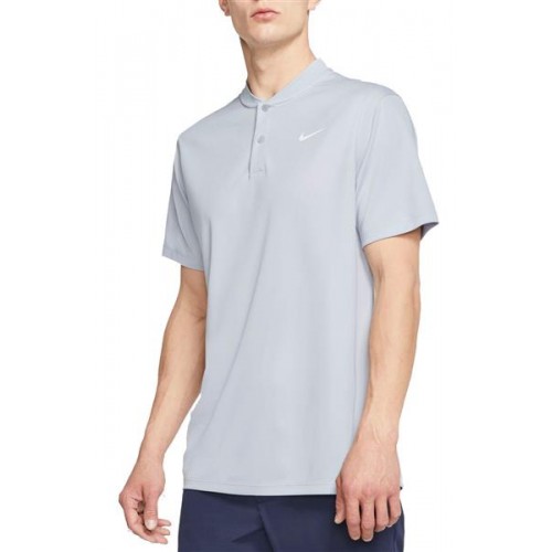 Nike Men's Dri-Fit Victory Blade Golf Sky Grey Polo Nike Men's Dri-Fit Victory Blade Golf Sky Grey Polo