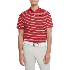 Nike Men's Dri-FIT Victory Striped Golf TRACK RED/EMBGLW Polo Nike Men's Dri-FIT Victory Striped Golf TRACK RED/EMBGLW Polo