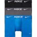 Nike Men's Essential Micro Boxer Briefs - 3 Lt Photo Blue/Grey/Black Pack Nike Men's Essential Micro Boxer Briefs - 3 Lt Photo Blue/Grey/Black Pack
