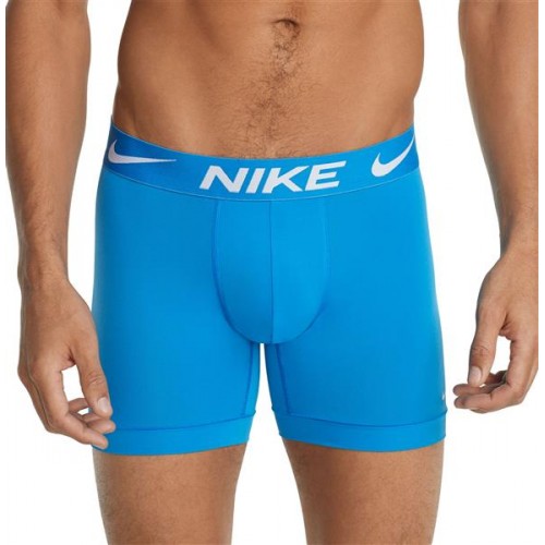 Nike Men's Essential Micro Boxer Briefs - 3 Lt Photo Blue/Grey/Black Pack Nike Men's Essential Micro Boxer Briefs - 3 Lt Photo Blue/Grey/Black Pack